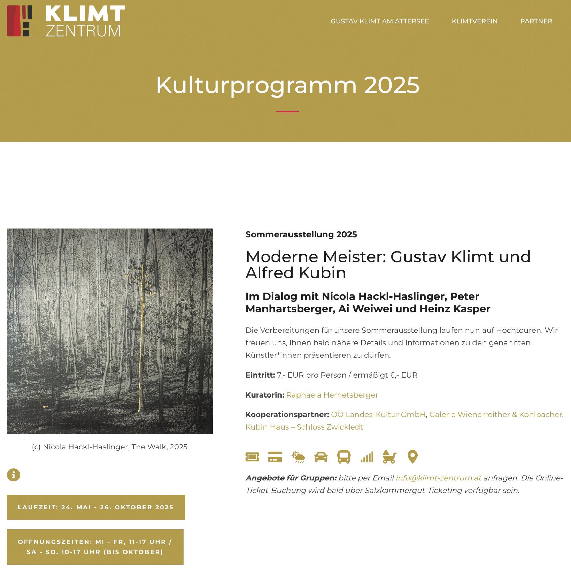 Featured image of post EXHIBITION "MODERNE MEISTER: GUSTAV KLIMT UND ALFRED KUBIN"